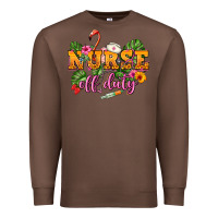 Chestnut Nurse off duty Premium Sweatshirt - NancyCooperArtShop