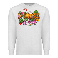 Oatmeal Heather Nurse off duty Premium Sweatshirt - NancyCooperArtShop