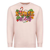 Pale Pink Nurse off duty Premium Sweatshirt - NancyCooperArtShop