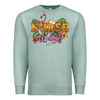 Seafoam Nurse off duty Premium Sweatshirt - NancyCooperArtShop