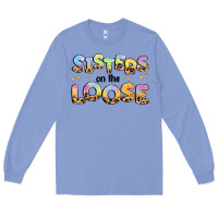Colony Blue sisters on the loose Long Sleeve Tee - MaliasSmallBusiness