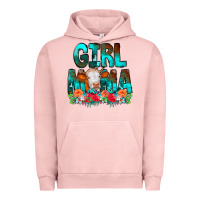 Girl Mama Flowers Cow Urban Hoodie | Teevron