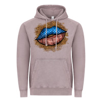 Vintage Zinc western 4 of july lips Vintage Hoodie - BundleAndBundleShop