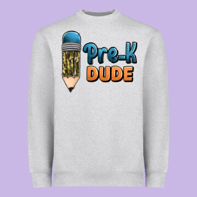 Pre K Dude Heavyweight Sweatshirt Designed By Jasminsmagicworld