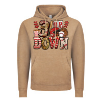 Vintage Coffee three up three down baseball Vintage Hoodie - Jasminsmagicworld