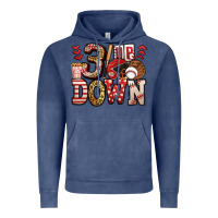 Vintage Denim three up three down baseball Vintage Hoodie - Jasminsmagicworld