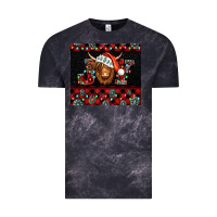 Cloud Black joy shaggy cow christmas Vintage Tee - Jasminsmagicworld