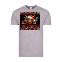 Vintage Zinc joy shaggy cow christmas Vintage Tee - Jasminsmagicworld