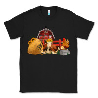 Black Red Barn Farm Animals Classic Tee - Jasminsmagicworld