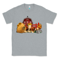 Heather Grey Red Barn Farm Animals Classic Tee - Jasminsmagicworld