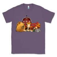 Lavender Red Barn Farm Animals Classic Tee - Jasminsmagicworld