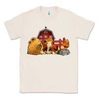 Natural Red Barn Farm Animals Classic Tee - Jasminsmagicworld
