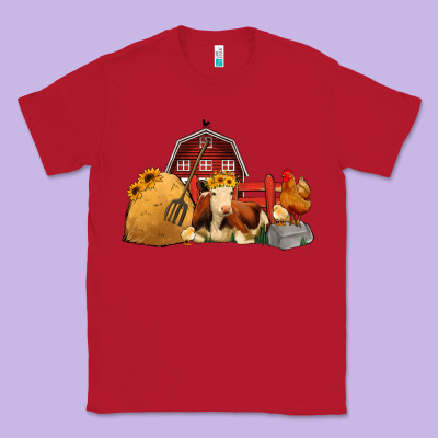 Red Barn Farm Animals Classic Tee Designed By Jasminsmagicworld