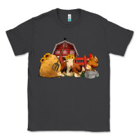Smoke Red Barn Farm Animals Classic Tee - Jasminsmagicworld