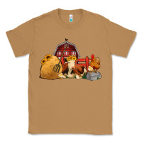 Toasted Coconut Red Barn Farm Animals Classic Tee - Jasminsmagicworld