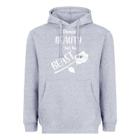 Heather Grey Wrt Beauty And The Beast Heavyweight Hoodie - Bettercallsaul