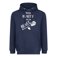 Navy Wrt Beauty And The Beast Heavyweight Hoodie - Bettercallsaul