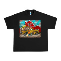 Black western truck farm animals mousepad Urban Heavy Tee - BarkalooDesign