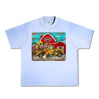 Grape Ice western truck farm animals mousepad Urban Heavy Tee - BarkalooDesign