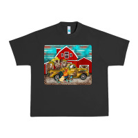 Pigment Black western truck farm animals mousepad Urban Heavy Tee - BarkalooDesign