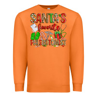 Carrot Santa's Favorite Phlebotomist Premium Sweatshirt - texasbilliewilder