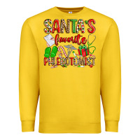 Lemon Santa's Favorite Phlebotomist Premium Sweatshirt - texasbilliewilder
