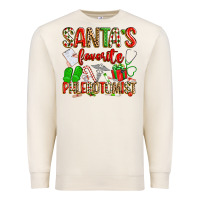 Sandshell Santa's Favorite Phlebotomist Premium Sweatshirt - texasbilliewilder