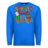 True Royal Santa's Favorite Phlebotomist Premium Sweatshirt - texasbilliewilder