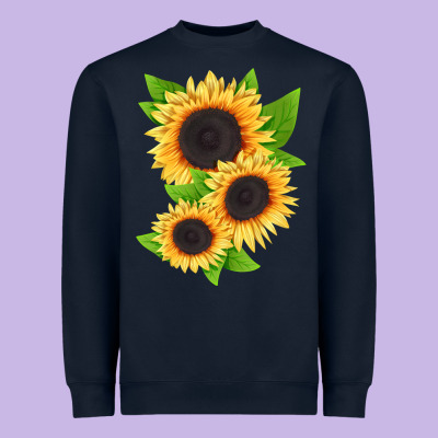 Treetops Sunflower Heavyweight Sweatshirt Designed By Lillyallendesigns