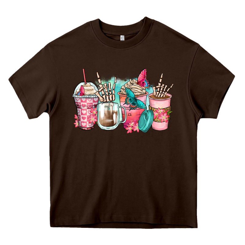 Rock Hand Coffee Cups Heavy Core Tee by Zillion Design Studio | Teevron