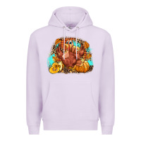 Lilac Turkey pumpkins Premium Hoodie - NancyCooperArtShop