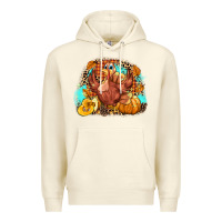 Sandshell Turkey pumpkins Premium Hoodie - NancyCooperArtShop