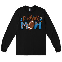 Black football mom Long Sleeve Tee - MaliasSmallBusiness