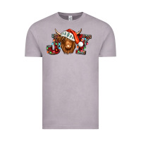 Vintage Zinc joy christmas shaggy cow Vintage Tee - Jasminsmagicworld