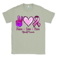 Matcha Peace Love Cure Breast Cancer Classic Tee - Jasminsmagicworld