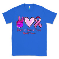 True Royal Peace Love Cure Breast Cancer Classic Tee - Jasminsmagicworld