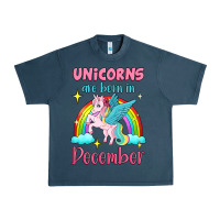 Midnight Navy unicorns are born in december Urban Heavy Tee - Jasminsmagicworld