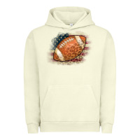 Pigment Pistachio American Flag Football Leopard Urban Hoodie - CowCowDesign