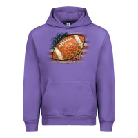 Tulip American Flag Football Leopard Urban Hoodie - CowCowDesign