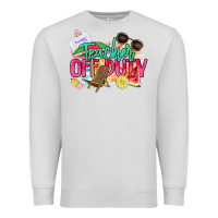 Dove Grey teacher off duty Premium Sweatshirt - NancyCooperArtShop