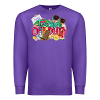 Purple teacher off duty Premium Sweatshirt - NancyCooperArtShop