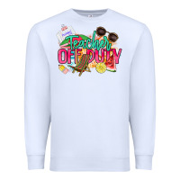 White teacher off duty Premium Sweatshirt - NancyCooperArtShop