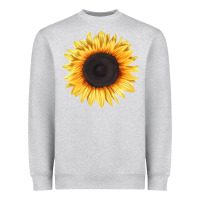 Heather Grey treetops sunflower Heavyweight Sweatshirt - LillyAllenDesigns