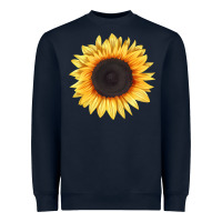 Navy treetops sunflower Heavyweight Sweatshirt - LillyAllenDesigns