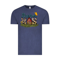 Vintage Denim barn mom sunflower Vintage Tee - NancyCooperArtShop