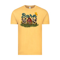 Vintage Mustard barn mom sunflower Vintage Tee - NancyCooperArtShop