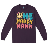 Plum one happy mama Long Sleeve Tee - MaliasSmallBusiness