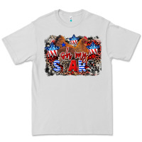 Dove Grey Oh my stars chicken 4th of july Premium Tee - CowGirlArtShop