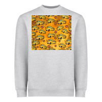 Heather Grey school bus pattern tumbler 20oz Heavyweight Sweatshirt - Jasminsmagicworld