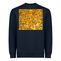 Navy school bus pattern tumbler 20oz Heavyweight Sweatshirt - Jasminsmagicworld